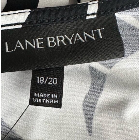 Lane Bryant Simply Chic Collection Sleeveless Maxi Dress Size 18/20 Black & Whit - Picture 5 of 10